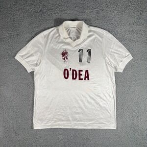 Vintage O'dea Highschool Soccer Jersey Size XL High 5 White Seattle Washington